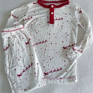 Kickee kids Santa sleigh loungewear